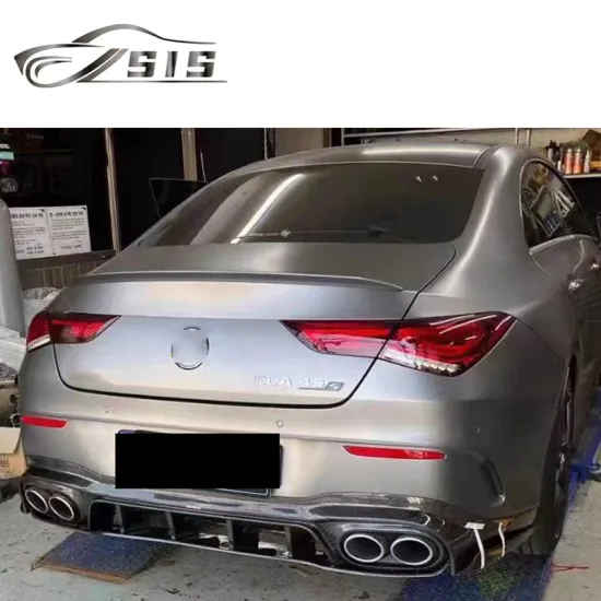 Carbon Fiber Rear Diffuser for W118 CLA35 CLA45 2021-2023