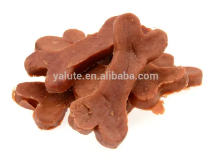 Bone shape of lamb dog snacks dog food