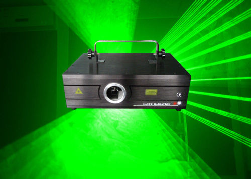 Professional 1w Green Dj Laser Lighting Dmx512 For Pub / Bar