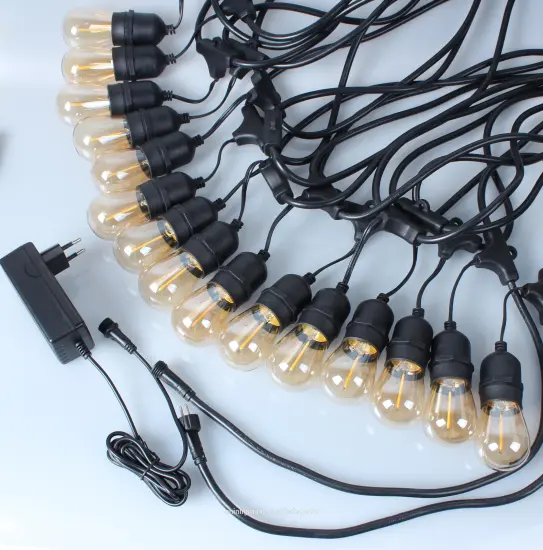 Commercial grade Holiday XMAS Wedding decorative string lights S14 Edison filament bulbs