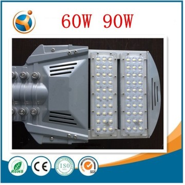 60w 75W 110lm/w reka bentuk modul lampu jalanan LED