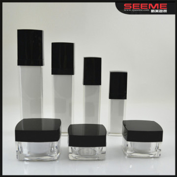 1oz Plastic Cap Material and Acrylic Plastic Type acrylic cosmetic jar 30ml