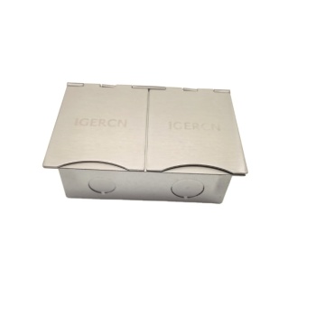 Igercn Style Boîte de prise de sortie de sol en acier inoxydable ITD-102P: Une solution polyvalente pour les besoins de cuisine et d'énergie scolaire