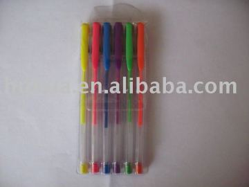 gel ink pen set, colorful ink pen for office use