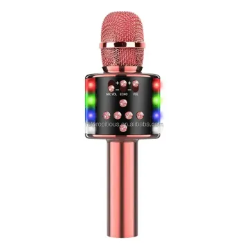Wholesale D168 HIFI Stereo Microphone - Portable Bluetooth Karaoke Microphone for Parties