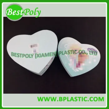 Heart shape chocolate box printting paper box for gift