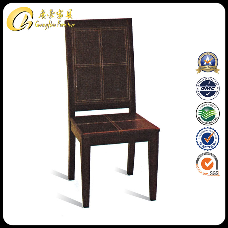 Black Dining Leather Chair (F-001)