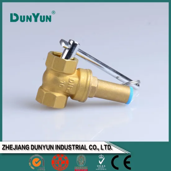 High quality brass lockable gate valve