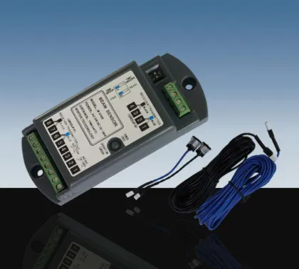 Automatic door on door safety beam sensors