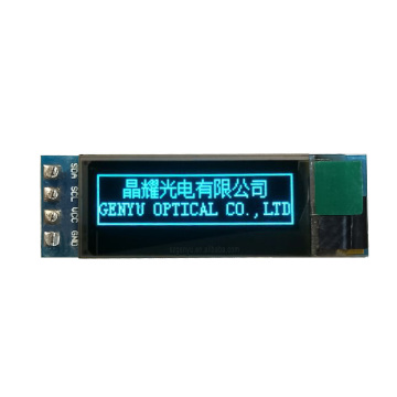 Genyu 0.91 \ "OLED LCM 128x32 Risoluzione blu/bianco SSD1306 Driver OLED Modulo
