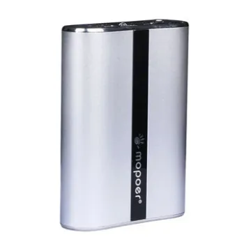 High-end, easy travel, silver color, 8,800mAh power bank with best quality