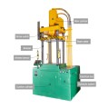 Servo hydraulic press machine for cookware and kitchenware