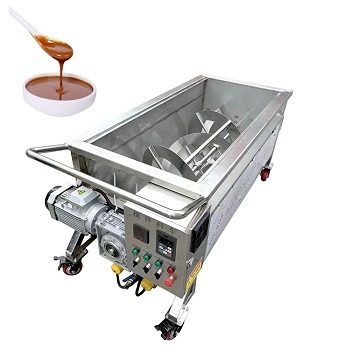Industrial Horizontal Heating Cooling Mixer for Sauce and Meat Mixing (500L-2000L)