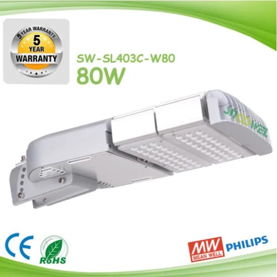 SMD 3030/Bridgelux 45mil IP65 Outdoor 80w LED Street Lighting Lamp For Park