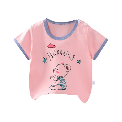Summer Kids Clothing Sets: Boys T-Shirts & Girls T-Shirts - 1 PC Short Sleeve T-Shirt