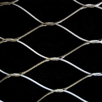 Stainless Steel 304 Ferruled Rope Mesh Fence