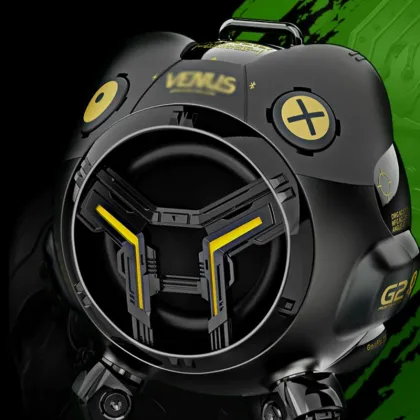 Portable Bluetooth Mini Mech Speaker with Keyboard Mouse Functionality