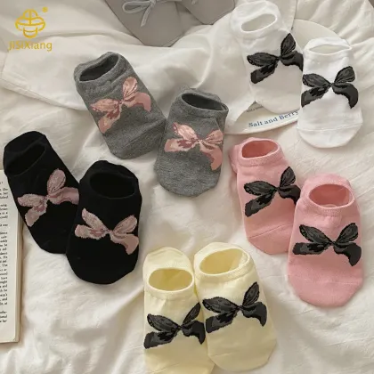Korean version bow shallow mouth boat socks invisible socks