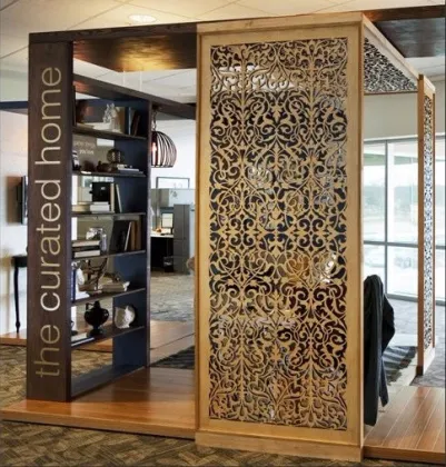 Outdoor Waterproof Hanging Screen Partition Floor to Ceiling Wall Dividers for Home