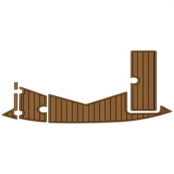 2003 Re-gal 2200 Bowrider Teak Deck Mat - SeaDek EVA Foam Self-Adhesive Floor Mat
