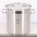 Rostfreier Stahl -Stockpot mit Deckel