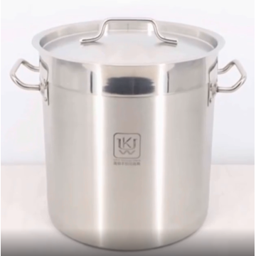 Stockpot en acier inoxydable avec couvercle