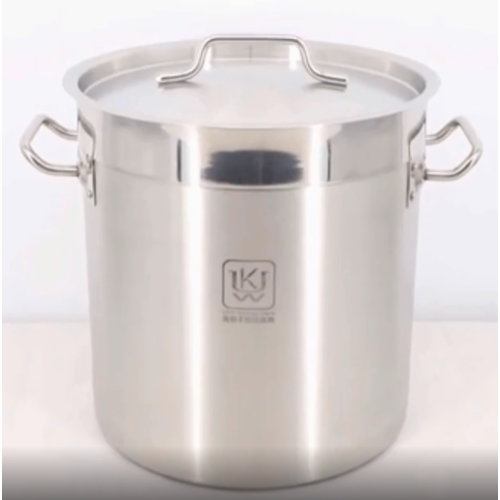 Rostfreier Stahl -Stockpot mit Deckel