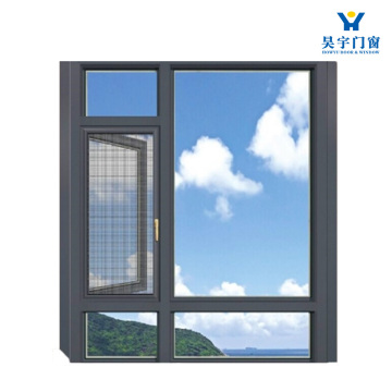 Ventana abierta integrada con pantalla de ventana de puente no rota