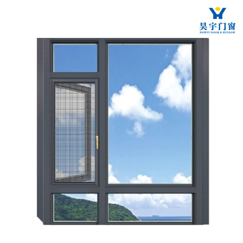 Ventana abierta integrada con pantalla de ventana de puente no rota