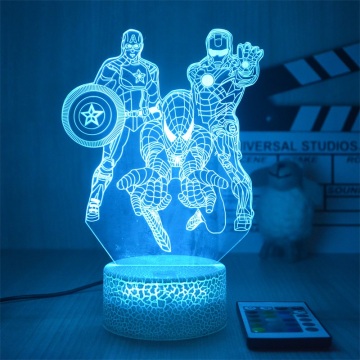 Captain America, Ironman, Thor: Marvel Heroes Night Lamp Search