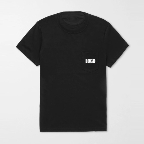 T-shirt pour hommes à chaud en gros avec un t-shirt de poche