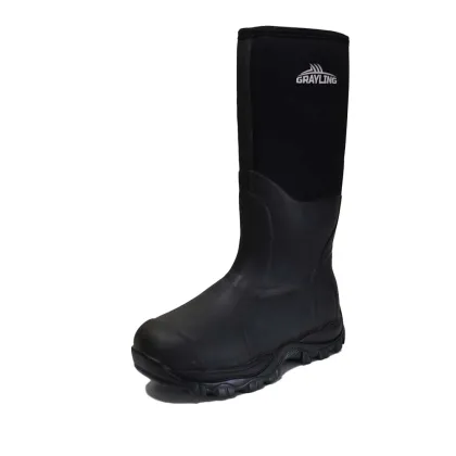 Black Hunting Rain Boots