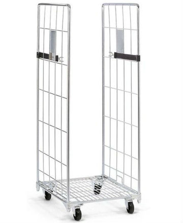 Collapsible steel foldable trolley cart