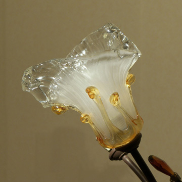 Glass lampshade