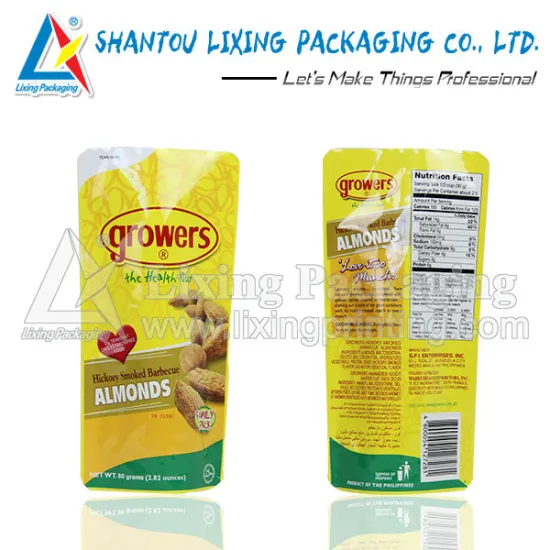 Peanut plastic packaging bag