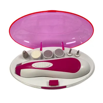 Cordless Rechargeable Electric Nail File Kit - 6-in-1 Professional Manicure and Pedicure Set
