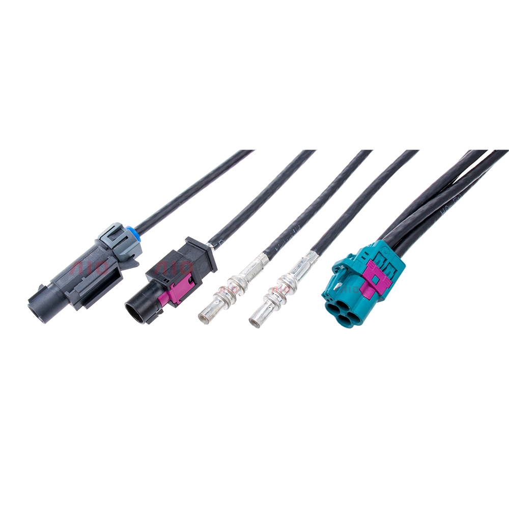 4-in-1 Male Female Rosenberger Mini Fakra Cable Connectors