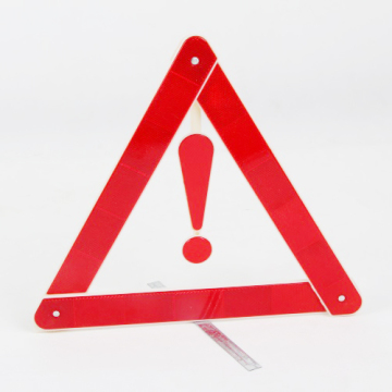 Triangolo di avvertimento di emergenza dell'auto: treppiede riflettente per sicurezza