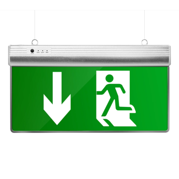 Double-sided emergency exit sign light