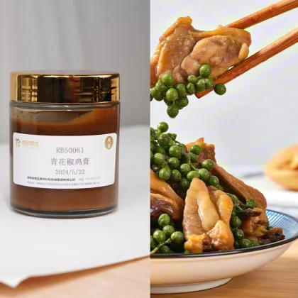 Chicken paste with green sichuan pepper