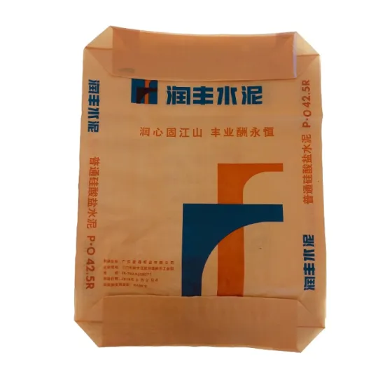 Plastic woven bag for cement packaging