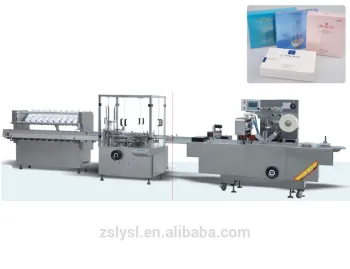 automatic counting cartoning overwrapping packing production line