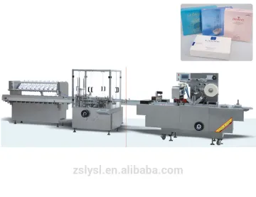 automatic counting cartoning overwrapping packing production line