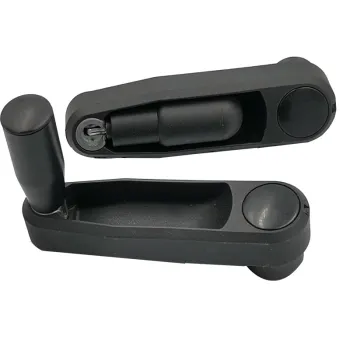 Black color Polyamide Crank Handles with matte finish