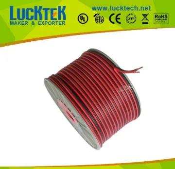 red and black speaker cable