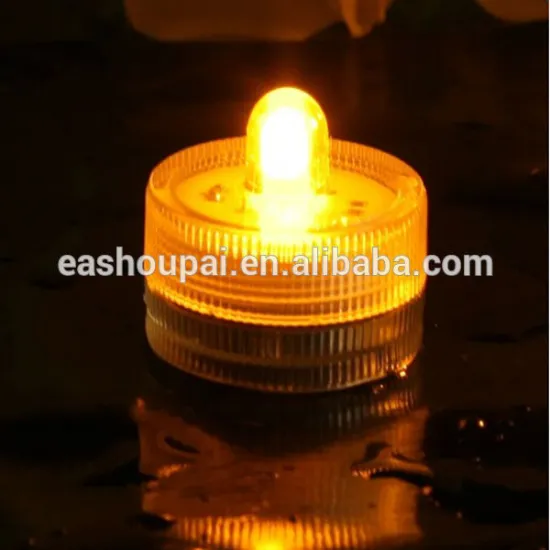 Amber Battery Operated Submersible Tea Light led candles birthday party decoration