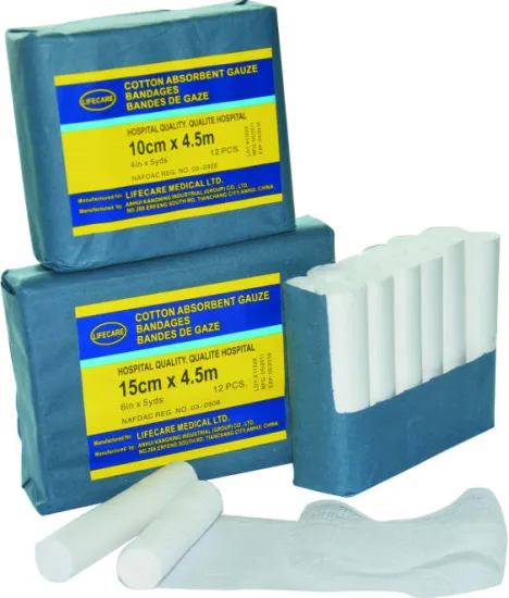 gauze bandage 3",4",6" (hospital quality)