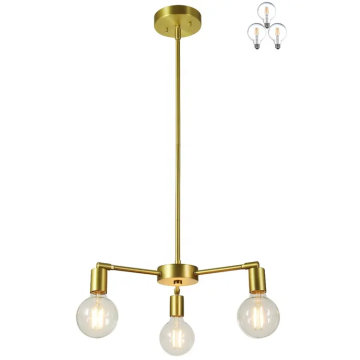 Pendant Lights for Luxury Dining Rooms and Kitchen Islands: Brass Glass Shades