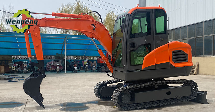 Crawler excavator (rubber crawler chassis)