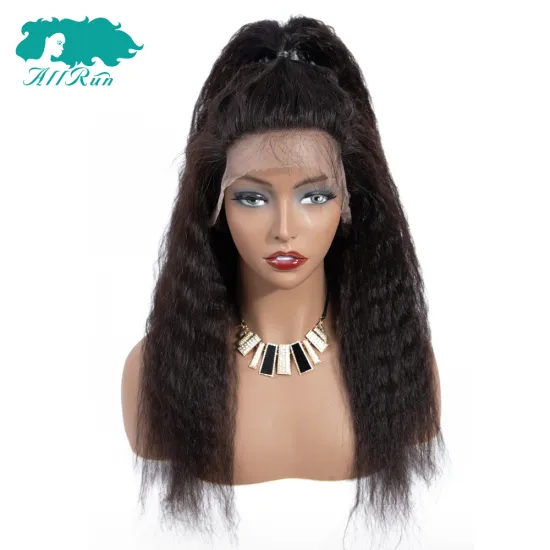 Kinky Straight 360 Lace Wigs ,10-28 Inch 10A 100% Raw Brazilian Virgin Human Hair In Stock, Can Be Used For At Least 3 Years